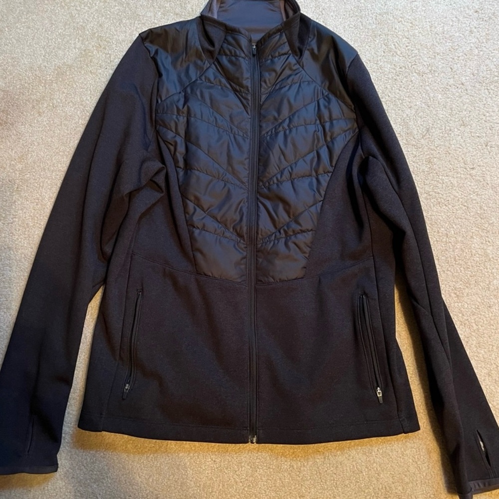 The North Face Women’s Jacket Size Large Dark Gray With Black Pre-owned